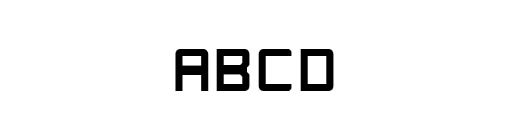 Rabbid Highway Sign Bold Caps Regular  Free Fonts Download