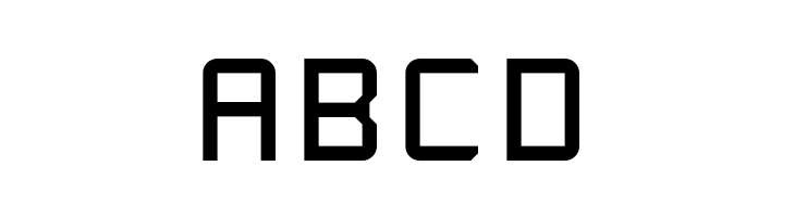Rabbid Highway Sign Caps Regular  Free Fonts Download