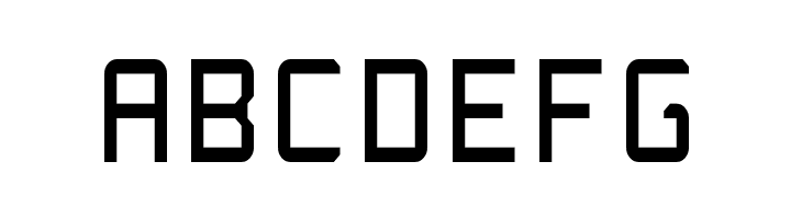 Rabbid Highway Sign Caps Narrow Regular  Free Fonts Download