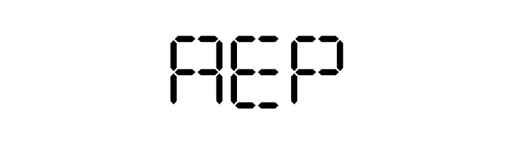 Digital Computer Light  Free Fonts Download