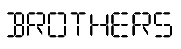 Digital Computer Light  Free Fonts Download