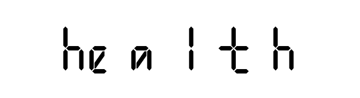 Digital iPhone Italic  Free Fonts Download