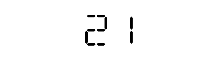 .Digital iPhone Light  Free Fonts Download