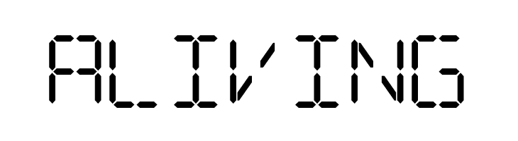 .Digital iPhone Light  Free Fonts Download