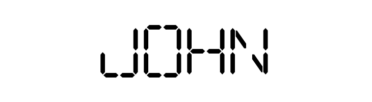 .Digital iPhone Light  Free Fonts Download