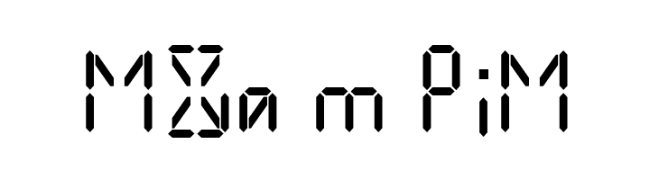 .Digital iPhone Light  Free Fonts Download