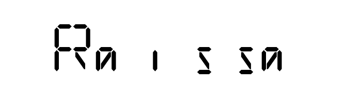 .Digital iPhone Light  Free Fonts Download