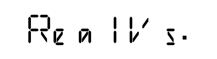 .Digital iPhone Light  Free Fonts Download