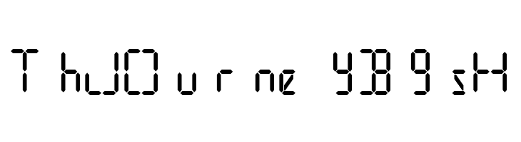 .Digital iPhone Light  Free Fonts Download