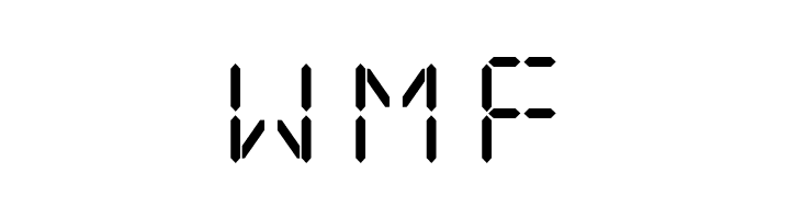 .Digital iPhone Light  Free Fonts Download
