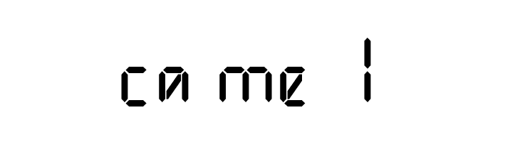 .Digital iPhone Light  Free Fonts Download