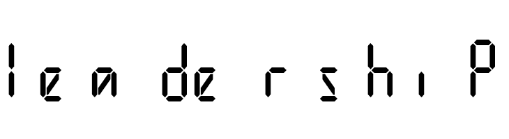 .Digital iPhone Light  Free Fonts Download