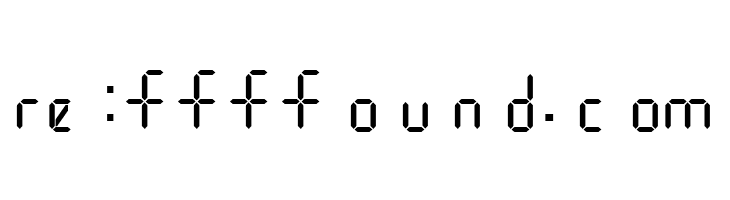 .Digital iPhone Light  Free Fonts Download