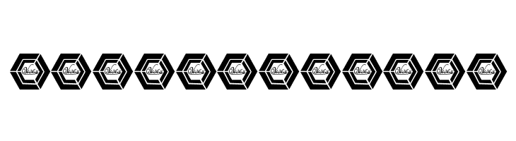 3D Cubes  Free Fonts Download