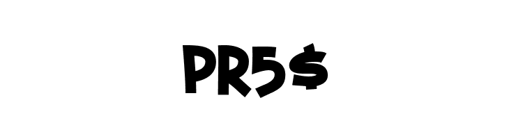 PR5%2524 Mail Ray Stuff Font
