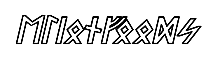 Stormning Odin Oblique  Free Fonts Download