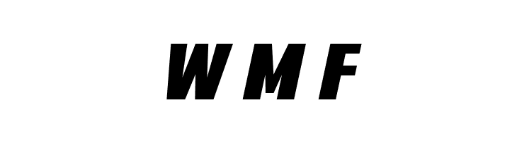 Typoline Expanded Italic  Free Fonts Download