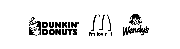 Fast Food logos  Free Fonts Download