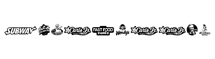 Fast Food logos  Free Fonts Download