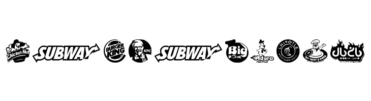 Fast Food logos  Free Fonts Download