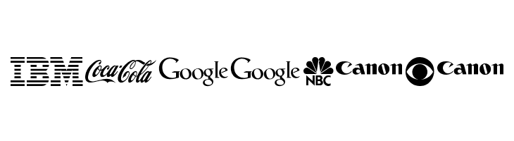 the world's best logos  Free Fonts Download