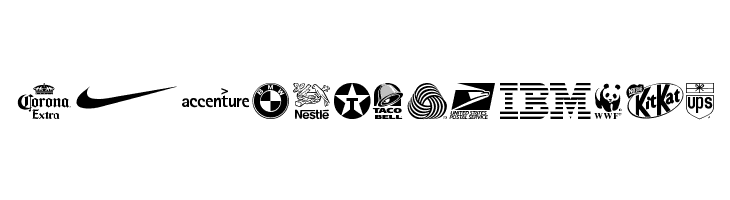 the world's best logos  Free Fonts Download
