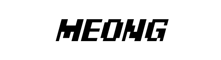 Pixel Digivolve Italic  Free Fonts Download