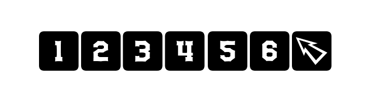 dPoly Block Dice  Free Fonts Download