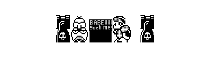 Weird Mario Bros  Free Fonts Download