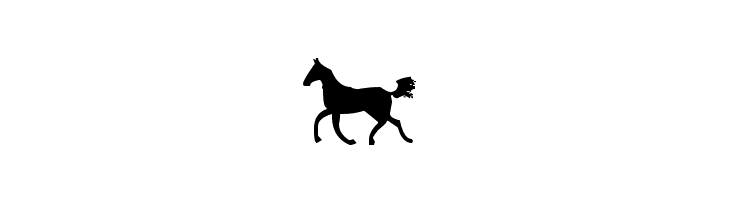 Horses 1  Free Fonts Download