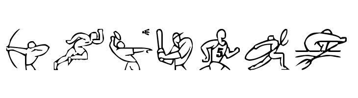 Olimpic Icons 1  Free Fonts Download