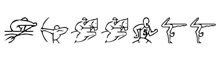 Olimpic Icons 1  Free Fonts Download