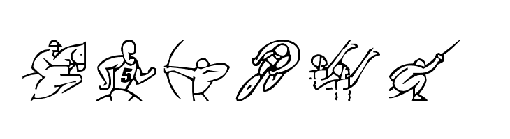 Olimpic Icons 1  Free Fonts Download
