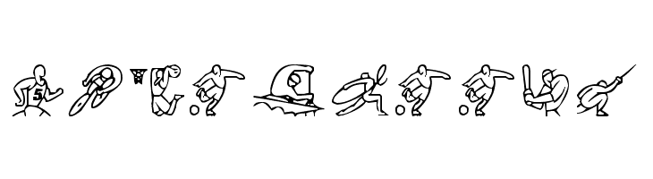 Olimpic Icons 1  Free Fonts Download