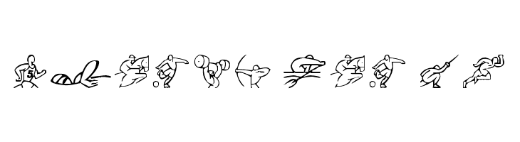 Olimpic Icons 1  Free Fonts Download