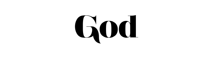 God Nouvelle Vague Black Font