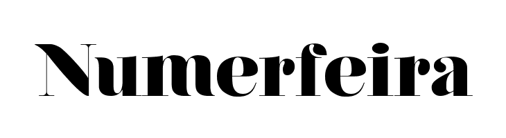 Numerfeira Nouvelle Vague Black Font