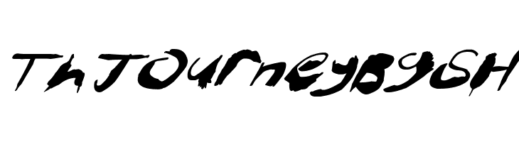 Crazy Ink Splats Italic  Free Fonts Download