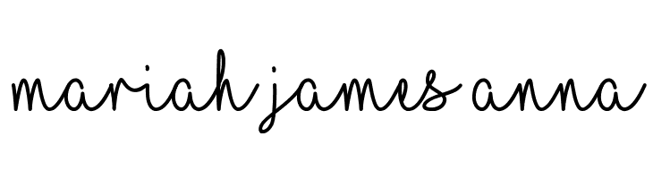 mariah%2Bjames%2Banna Mf Yellow Butterflies Font