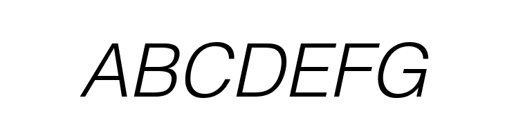 Helvetica Light Oblique  Free Fonts Download