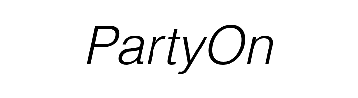 Helvetica Light Oblique  Free Fonts Download