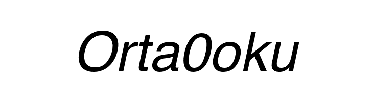 Helvetica Oblique  Free Fonts Download