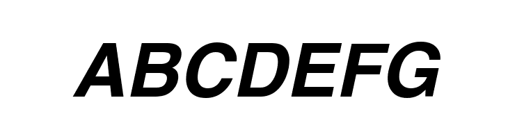 Helvetica Bold Oblique  Free Fonts Download