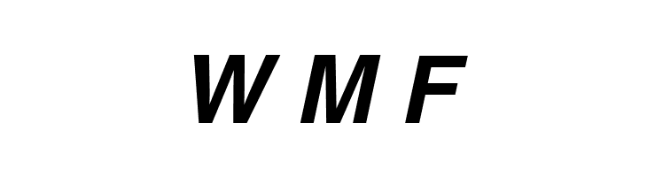 Helvetica Bold Oblique  Free Fonts Download