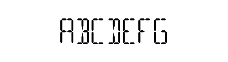 LED Simulator  Free Fonts Download