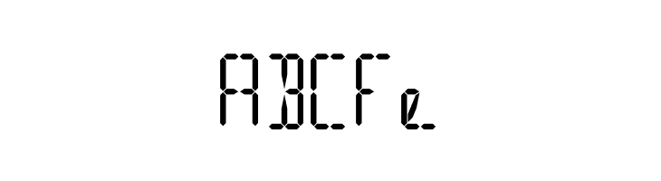 LED Simulator  Free Fonts Download