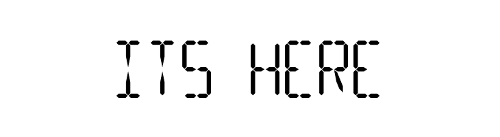 LED Simulator  Free Fonts Download