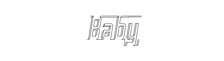 Bad Eyes Wireframe Italic  Free Fonts Download
