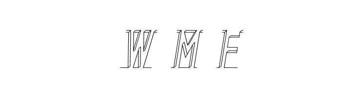 Bad Eyes Wireframe Italic  Free Fonts Download