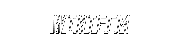 Bad Eyes Wireframe Italic  Free Fonts Download